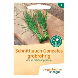 Bingenheimer Seeds Chives Gonzales Coarse Tubed organic for approx 10 m²