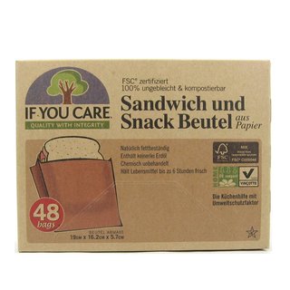 If You Care Sandwich und Snackbeutel 48 Stk.