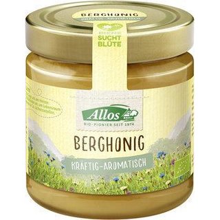 Allos Mountain Honey strong aromatic organic 500 g