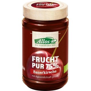 Allos Fruit Pure 75% Sour Cherry organic 250 g