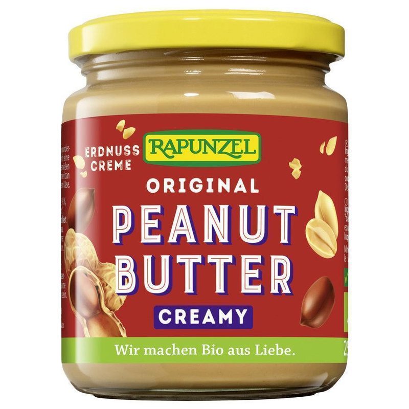 Rapunzel Peanutbutter Creamy Erdnusscreme vegan bio 250 g, 3,14