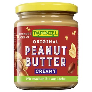 Rapunzel Peanutbutter Creamy Erdnusscreme vegan bio 250 g
