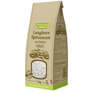 Rapunzel Long Grain Pointed Rice White organic 1 kg 1000 g