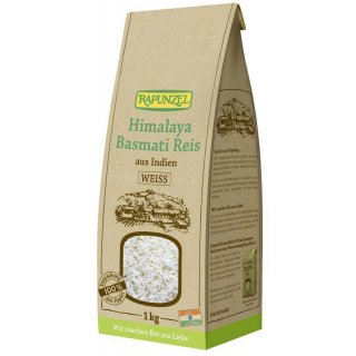 Rapunzel Himalaya Basmati Rice White organic 1 kg 1000 g