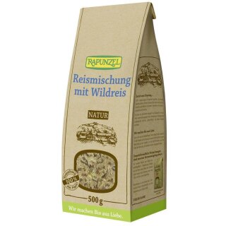 Rapunzel Rice Mix with Wild Rice Natural organic 500 g