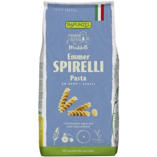 Rapunzel Emmer Spirelli Semola Noodles vegan organic 500 g