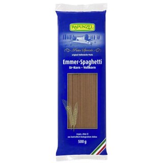 Rapunzel Emmer Spaghetti Vollkorn Nudeln vegan bio 500 g