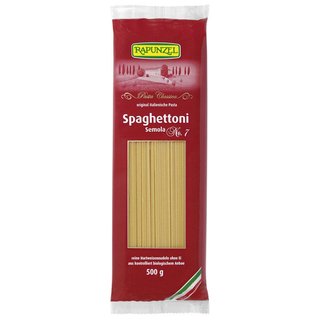 Rapunzel Spaghettoni Semola No. 7 organic 500 g