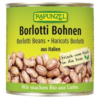 Rapunzel Borlotti Bohnen bio 400 g ATG 250 g Dose